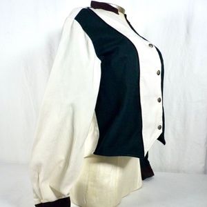 Vintage Ozark Mountain Jean Co Women's L LS Western Cowgirl Shirt USA